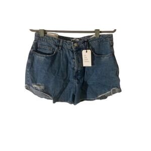 Dark Wash Denim Cutoff Shorts Womens Size Large NWT